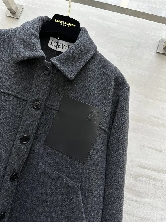 Loewe wool lapel coat